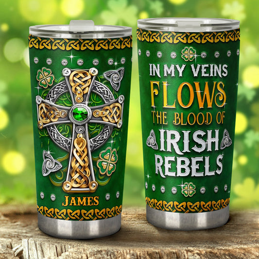 In My Veins – Personalisierter St. Patrick's Day-Becher