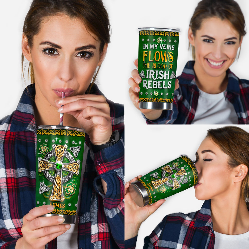 In My Veins – Personalisierter St. Patrick's Day-Becher