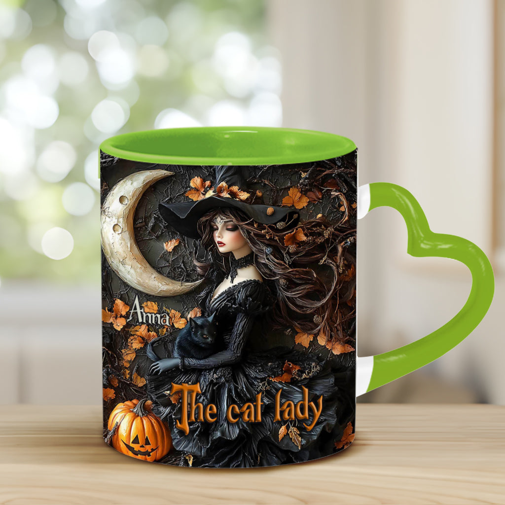The Witch - Personalized Witch Heart Handle Mug