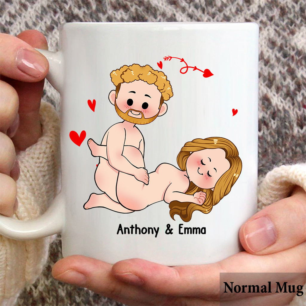 Ich will nur, dass du glücklich bist – Geschenkidee für Paare (Ehemann, Ehefrau, Freund, Freundin) – Personalisierte Tasse