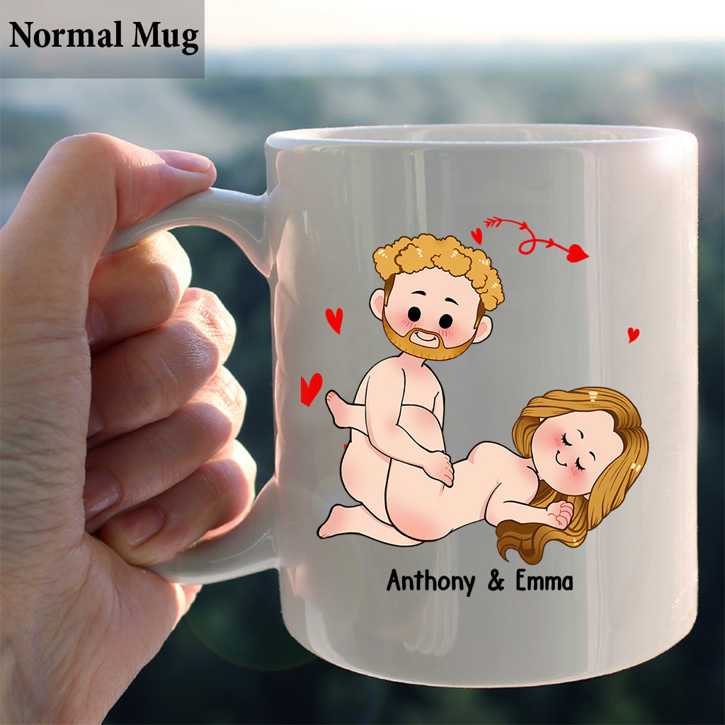 Ich will nur, dass du glücklich bist – Geschenkidee für Paare (Ehemann, Ehefrau, Freund, Freundin) – Personalisierte Tasse