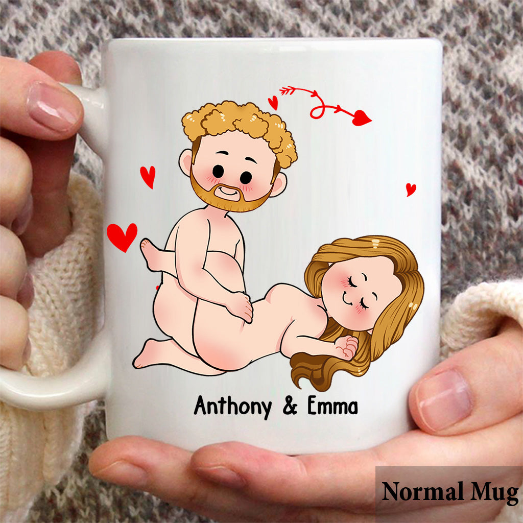 Ich will nur, dass du glücklich bist – Geschenkidee für Paare (Ehemann, Ehefrau, Freund, Freundin) – Personalisierte Tasse