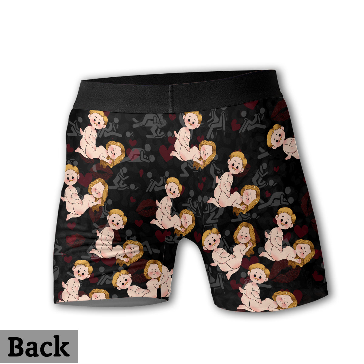 Ich liebe seinen Besen, ich liebe ihre Kürbisse – Personalisierte Partner-Slips für Damen und Herren