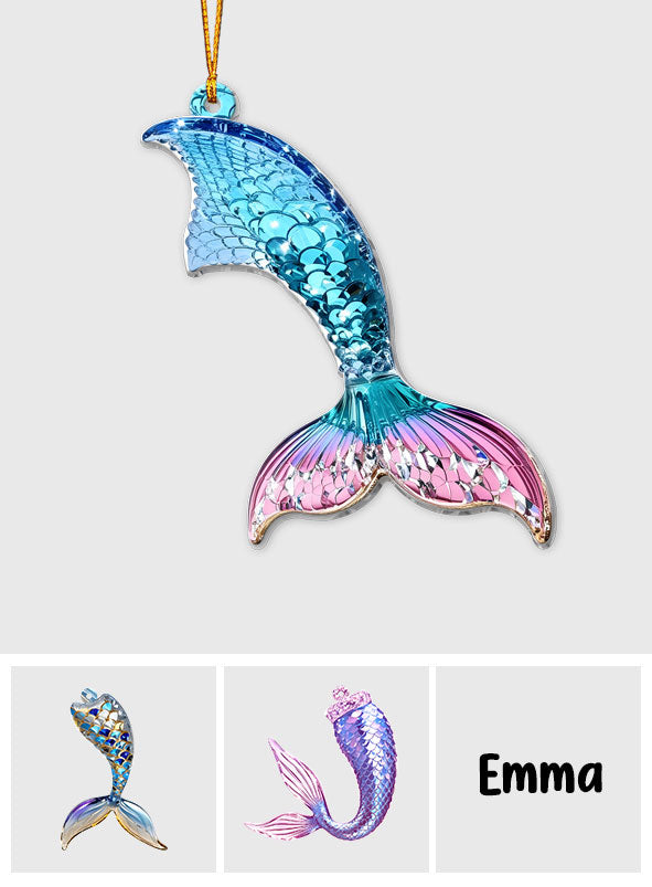 Stunning Tail - Personalized Mermaid Ornament