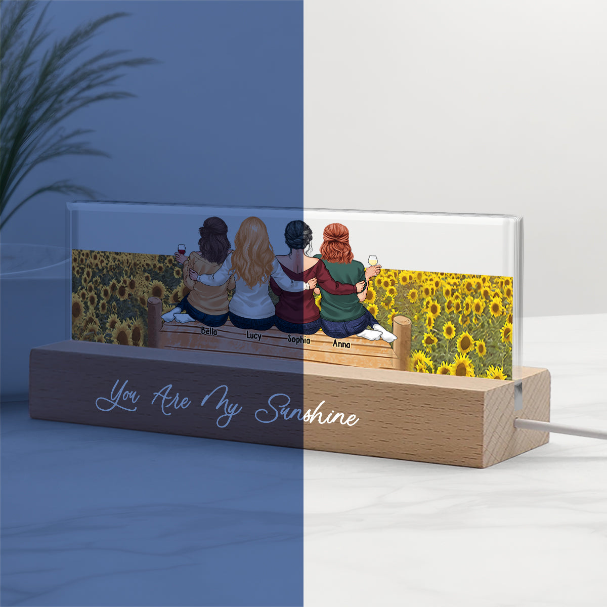 You Are My Sunshine - Personalized Bestie Custom LED Night Light