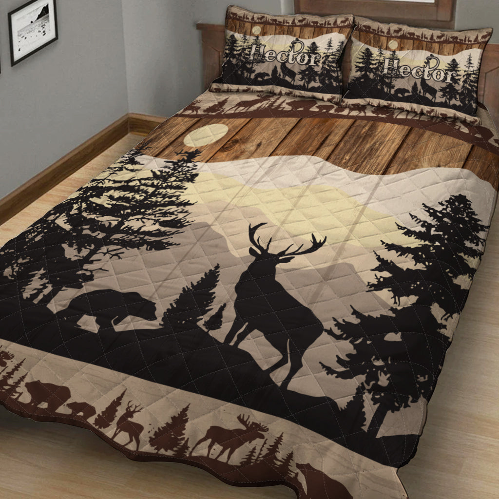 Liebe zur Jagd – Personalisiertes Jagd-Quilt-Set