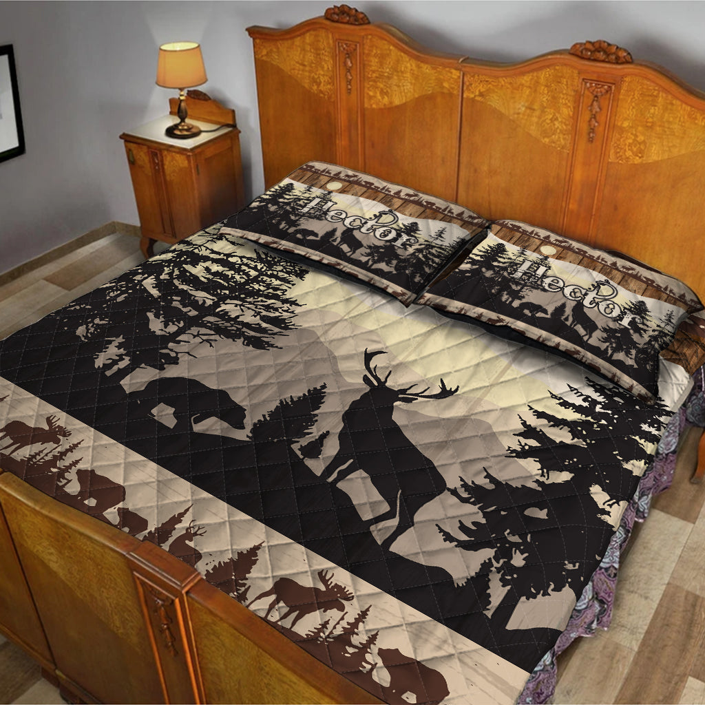 Liebe zur Jagd – Personalisiertes Jagd-Quilt-Set