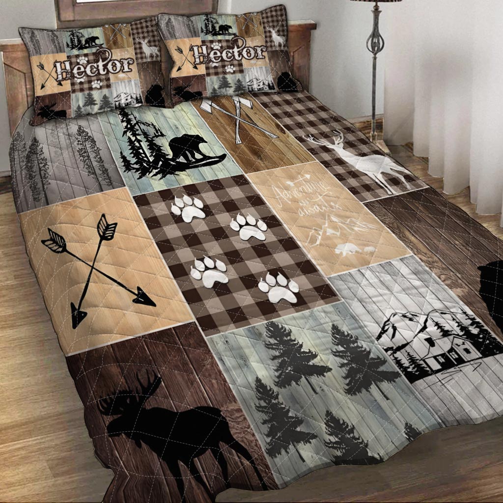Liebe zur Jagd – Personalisiertes Jagd-Quilt-Set