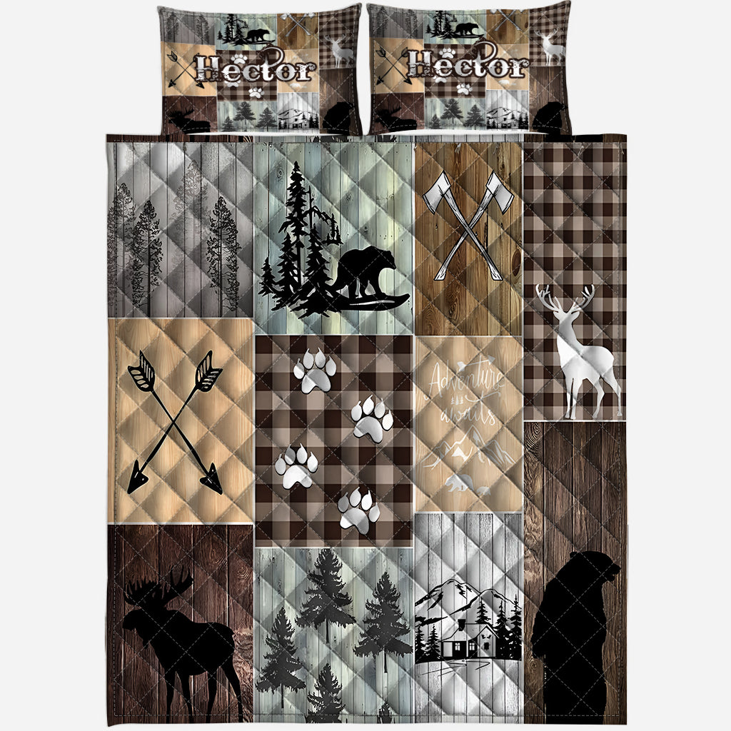 Liebe zur Jagd – Personalisiertes Jagd-Quilt-Set