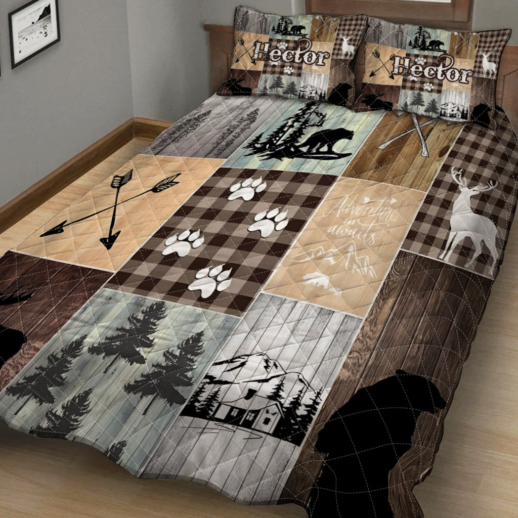 Liebe zur Jagd – Personalisiertes Jagd-Quilt-Set