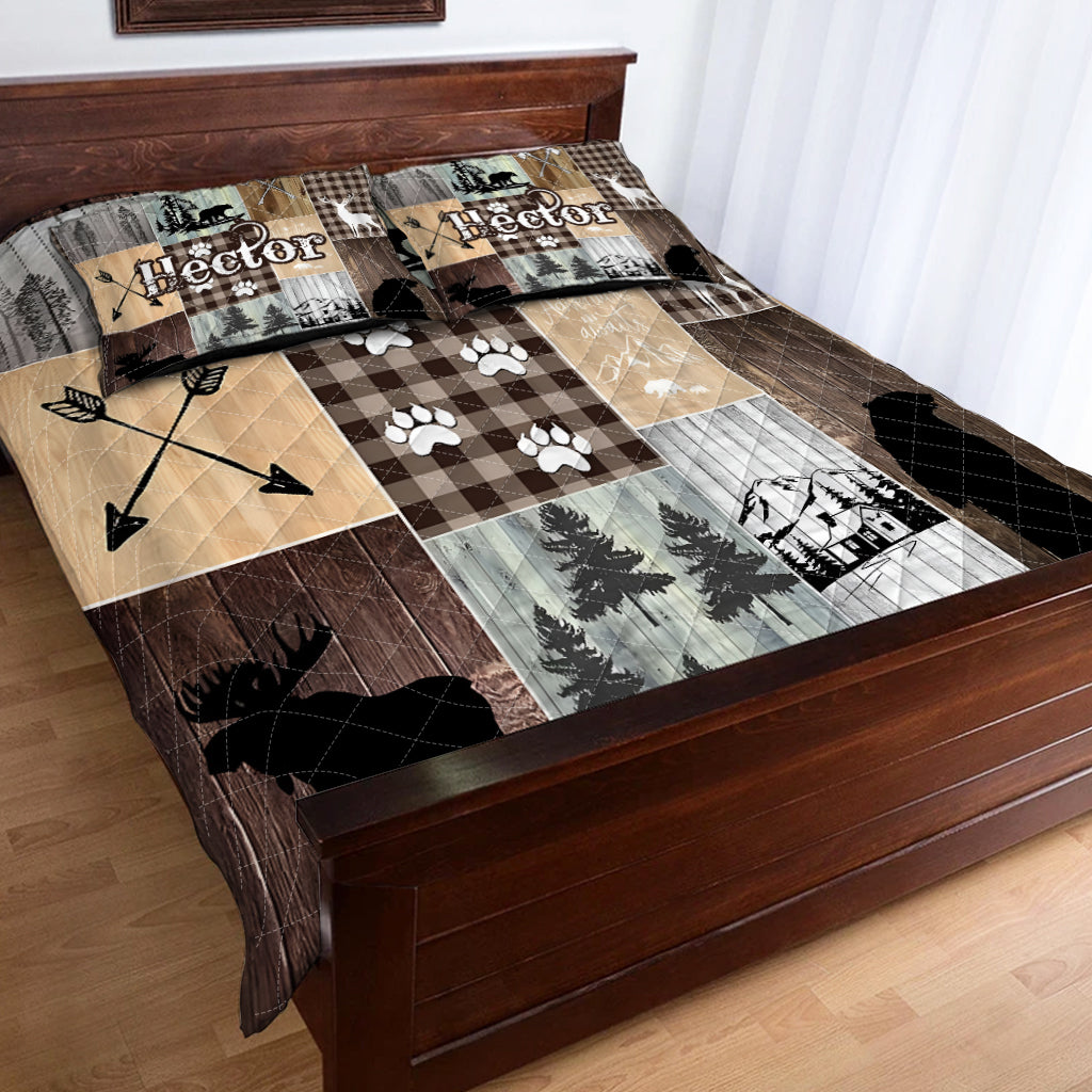 Liebe zur Jagd – Personalisiertes Jagd-Quilt-Set