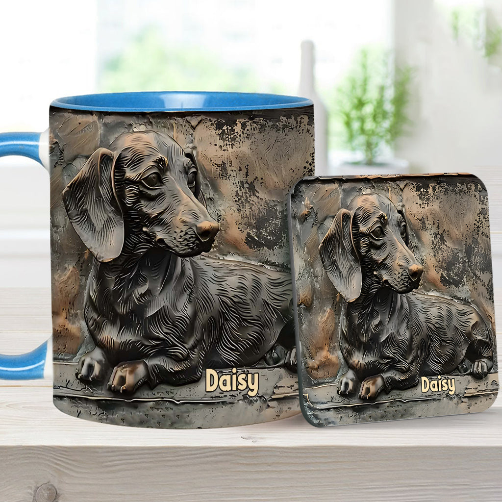 Personalisierte Tasse mit Dackelmotiv