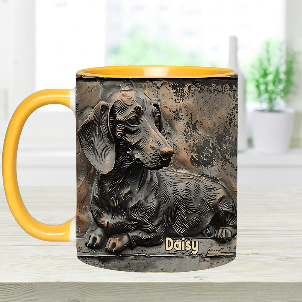 Personalisierte Tasse mit Dackelmotiv
