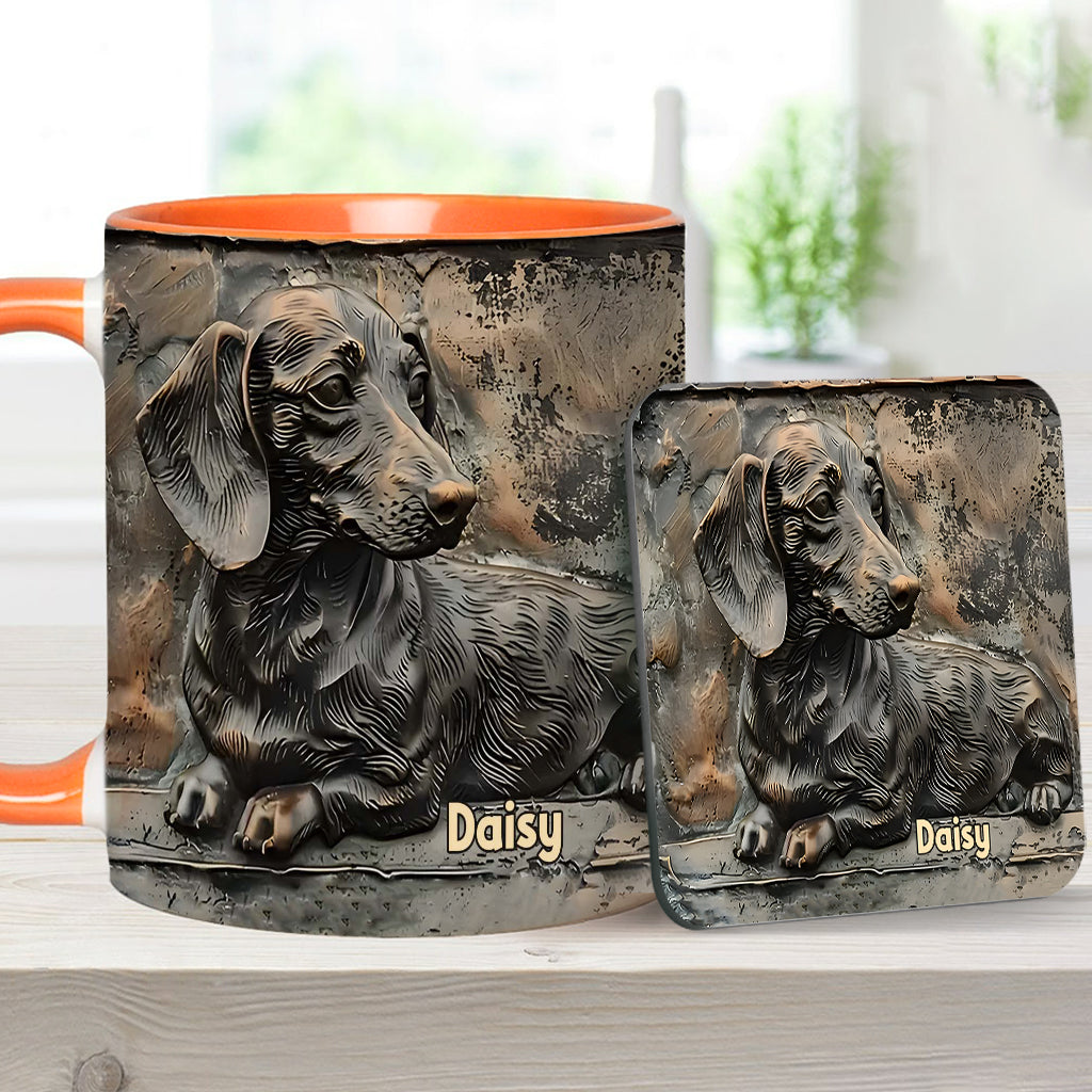 Personalisierte Tasse mit Dackelmotiv