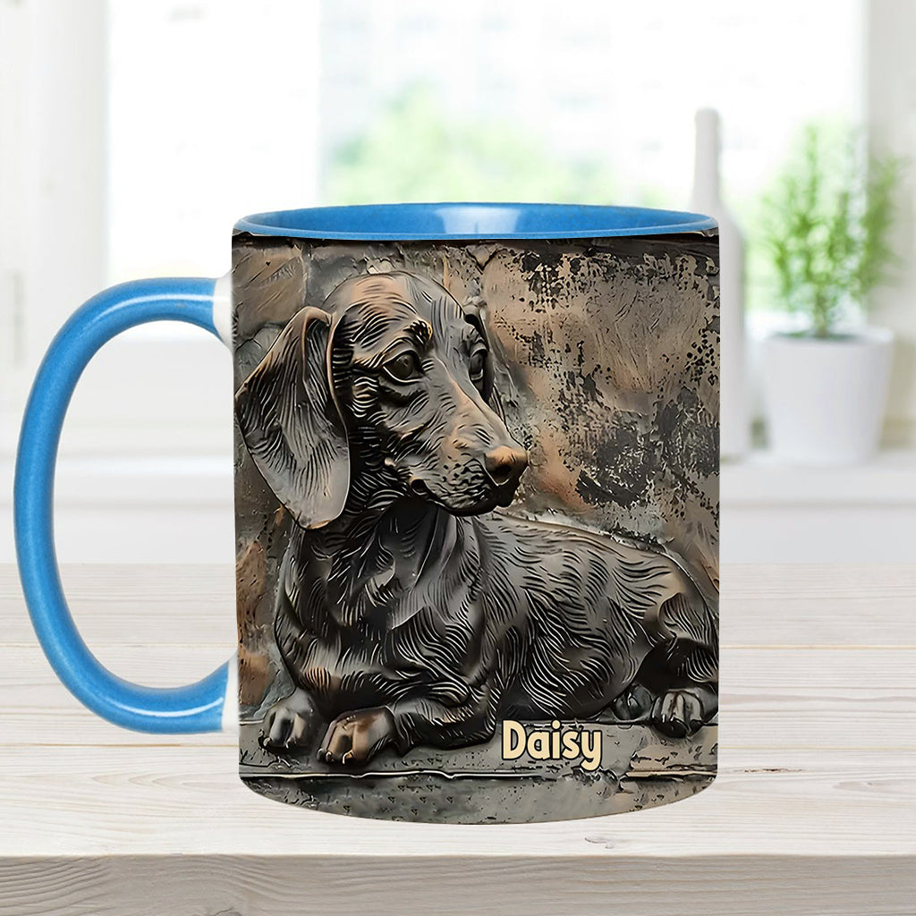 Personalisierte Tasse mit Dackelmotiv