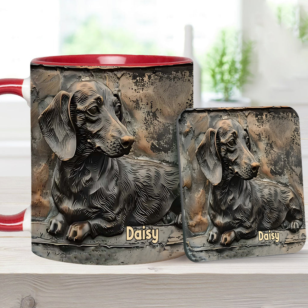 Personalisierte Tasse mit Dackelmotiv
