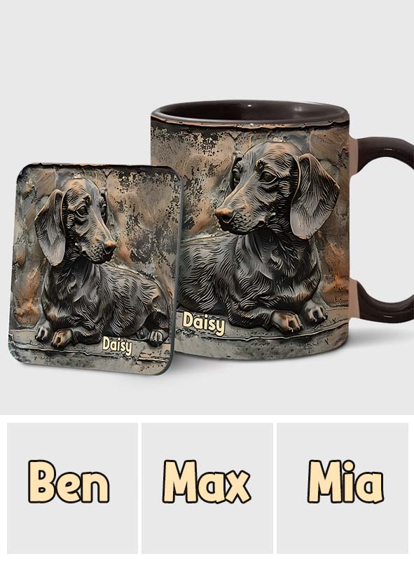 Personalisierte Tasse mit Dackelmotiv