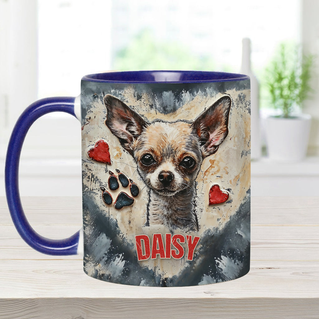Liebe Chihuahuas – Personalisierte Tasse mit Chihuahua-Motiv
