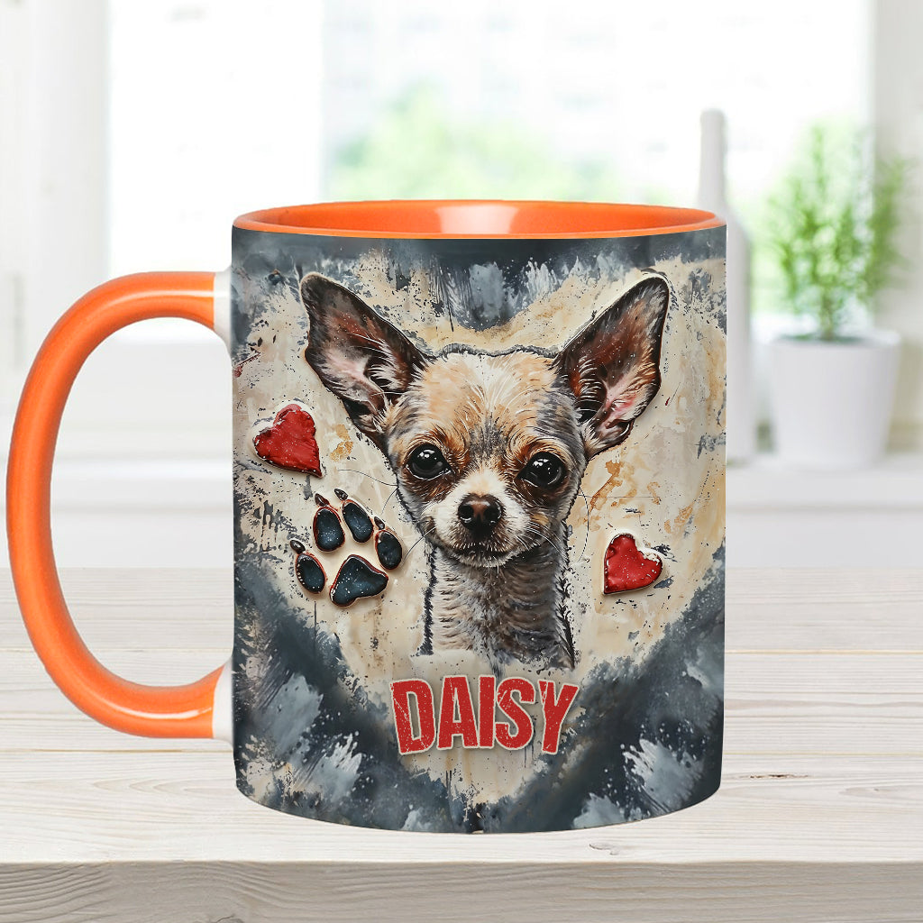 Liebe Chihuahuas – Personalisierte Tasse mit Chihuahua-Motiv