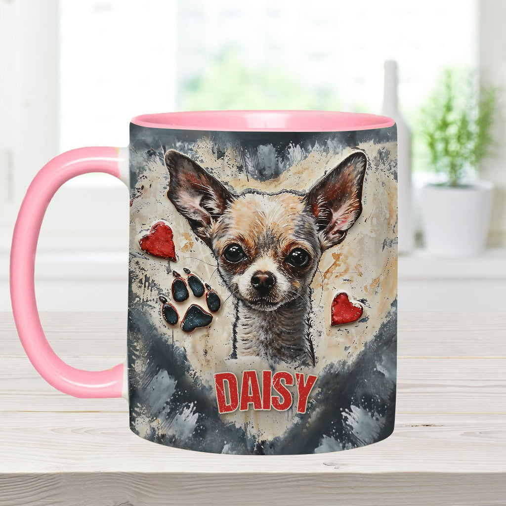 Liebe Chihuahuas – Personalisierte Tasse mit Chihuahua-Motiv