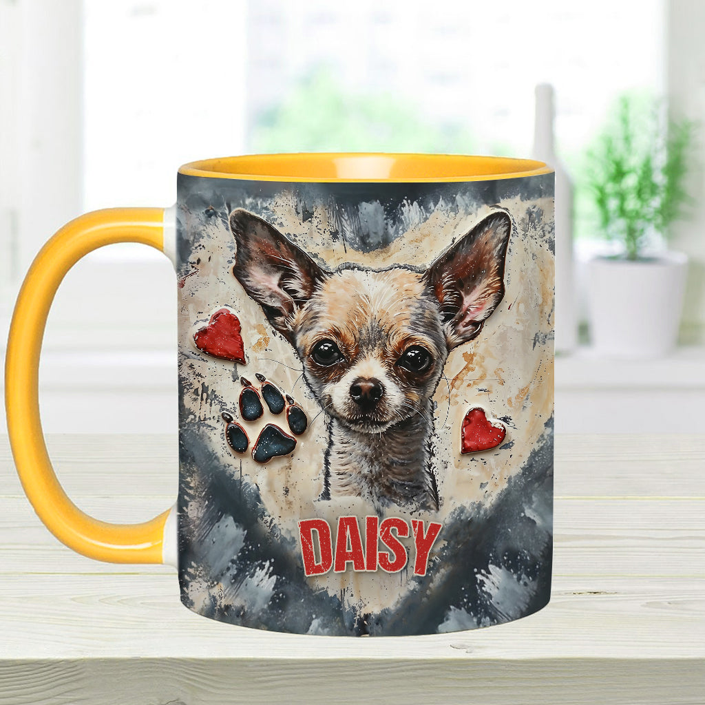 Liebe Chihuahuas – Personalisierte Tasse mit Chihuahua-Motiv