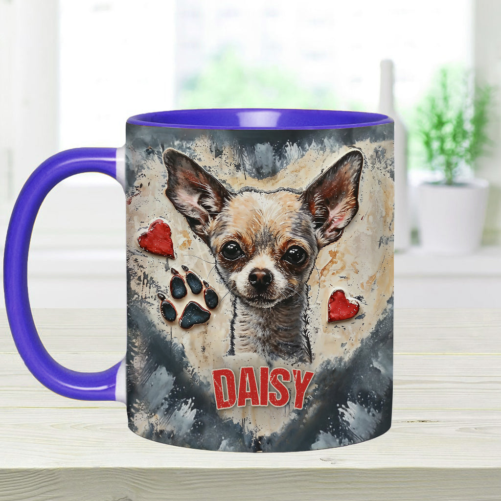 Liebe Chihuahuas – Personalisierte Tasse mit Chihuahua-Motiv