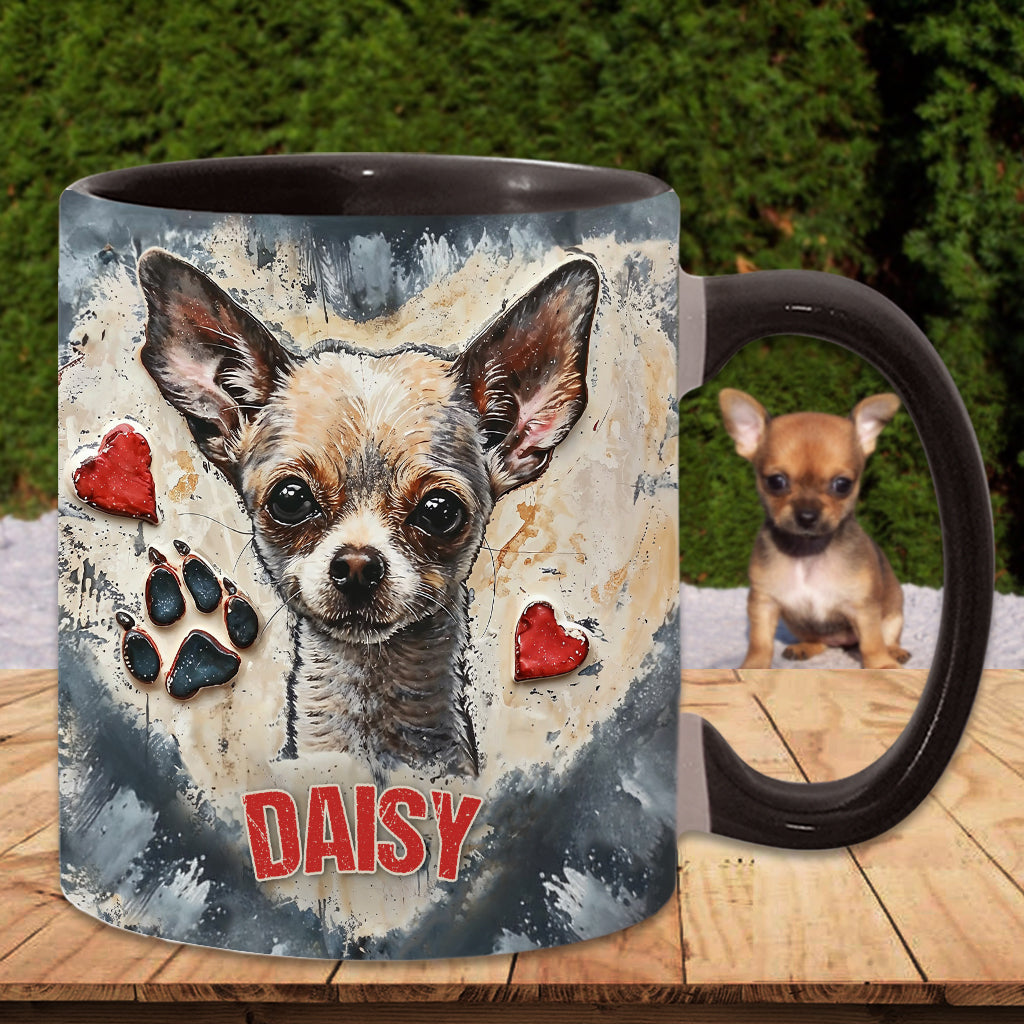 Liebe Chihuahuas – Personalisierte Tasse mit Chihuahua-Motiv