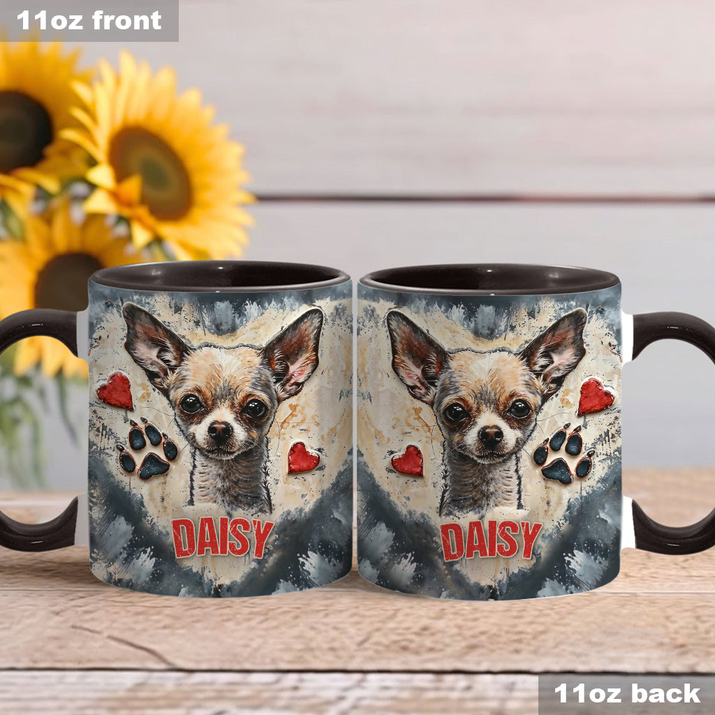 Liebe Chihuahuas – Personalisierte Tasse mit Chihuahua-Motiv