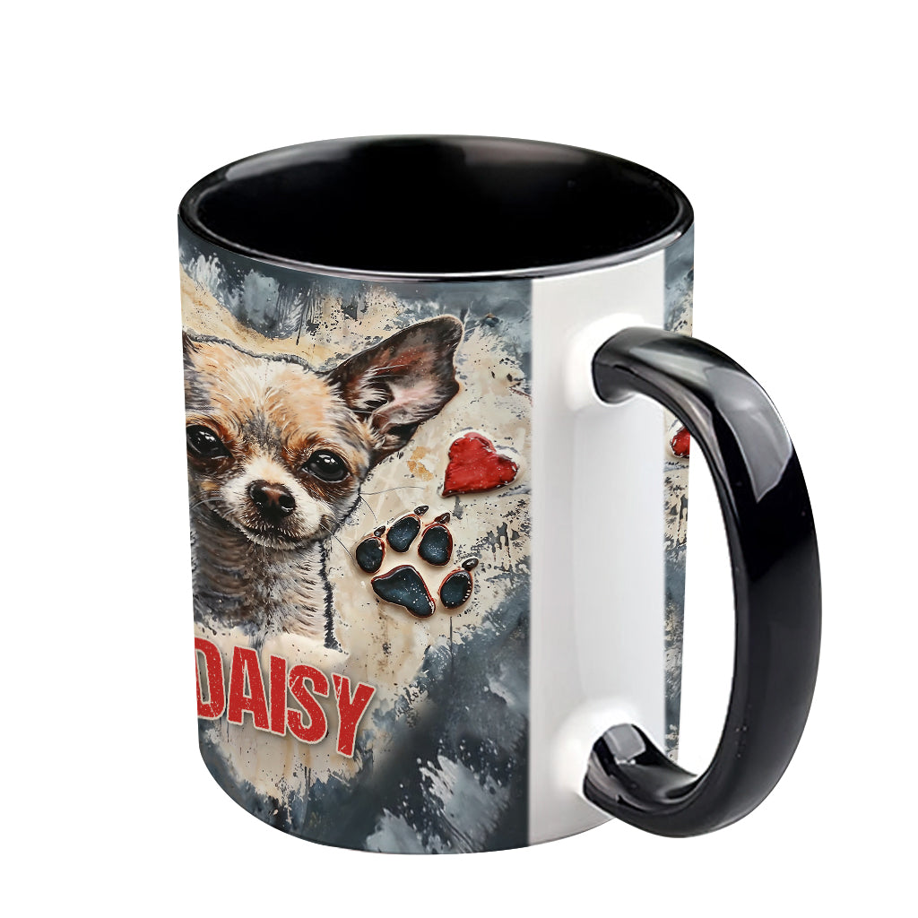 Liebe Chihuahuas – Personalisierte Tasse mit Chihuahua-Motiv