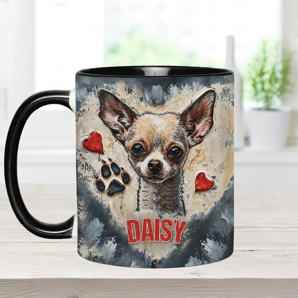 Liebe Chihuahuas – Personalisierte Tasse mit Chihuahua-Motiv