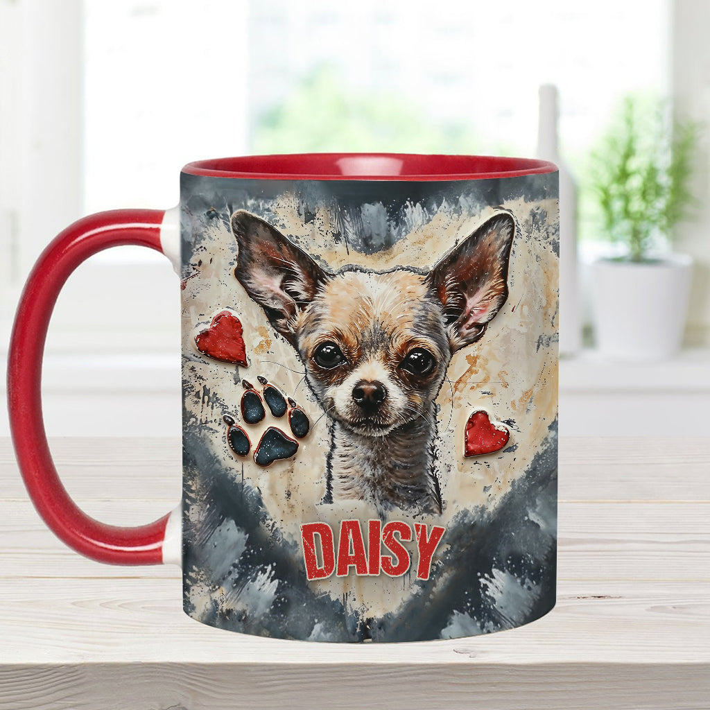 Liebe Chihuahuas – Personalisierte Tasse mit Chihuahua-Motiv