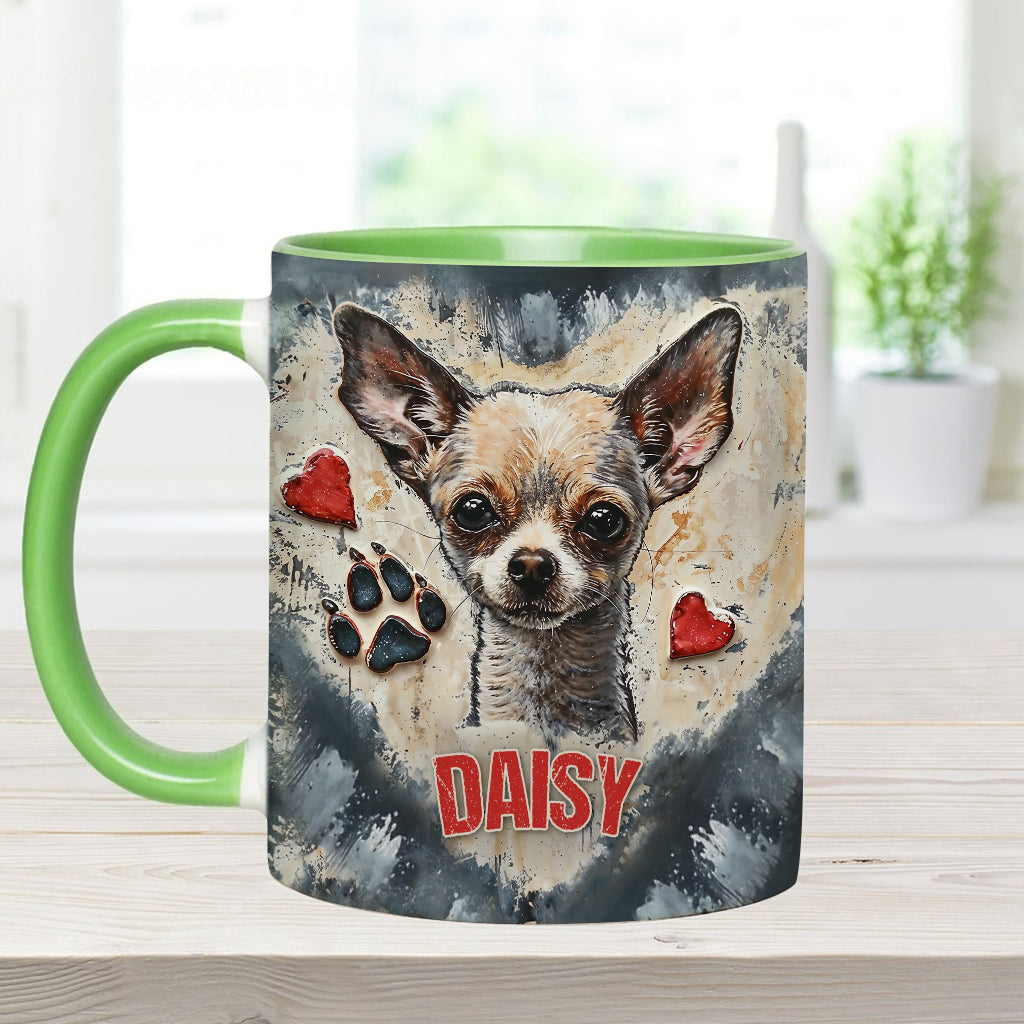 Liebe Chihuahuas – Personalisierte Tasse mit Chihuahua-Motiv