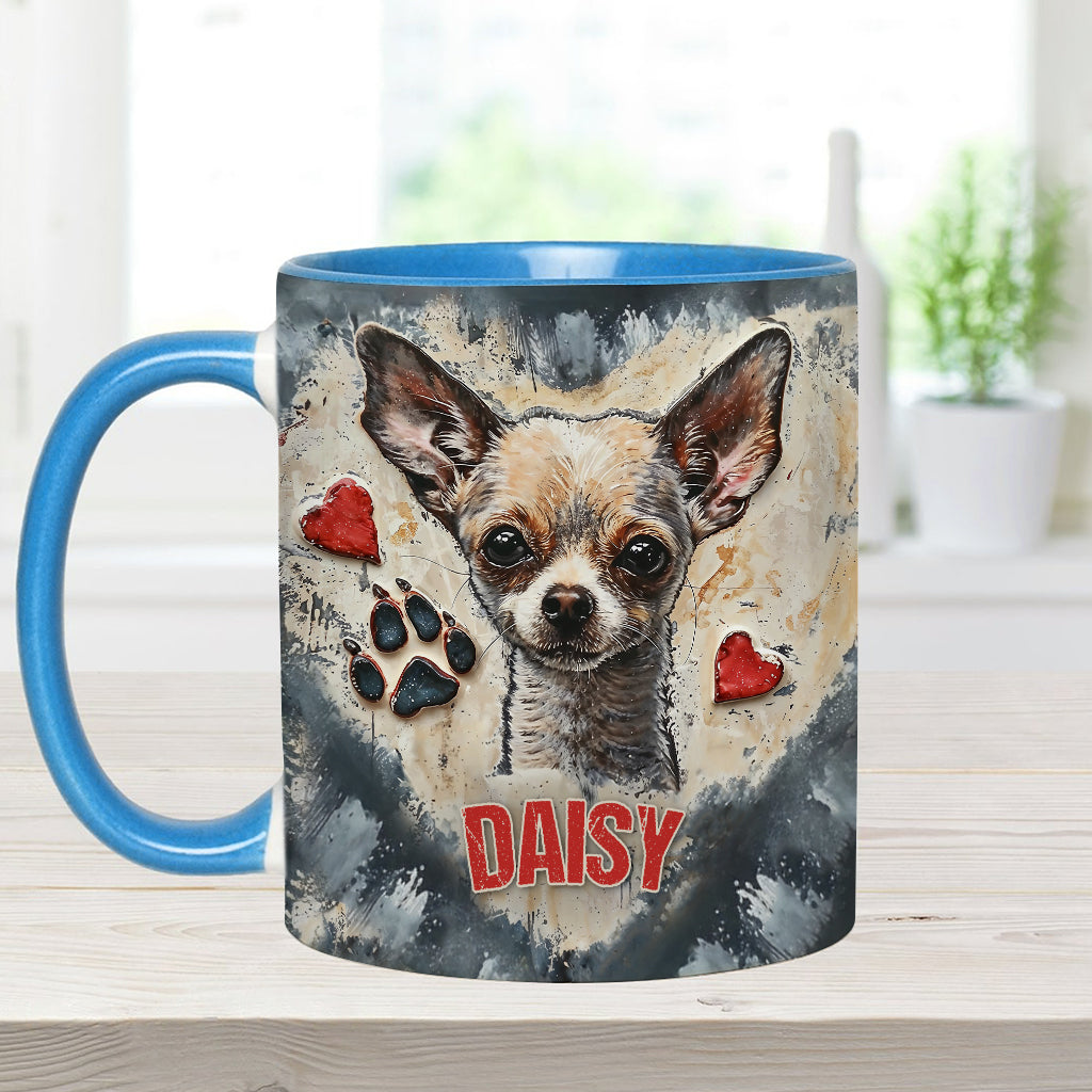 Liebe Chihuahuas – Personalisierte Tasse mit Chihuahua-Motiv