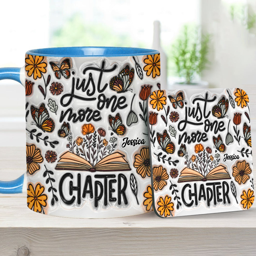 Nur noch ein Kapitel – personalisierte Buch-Tasse
