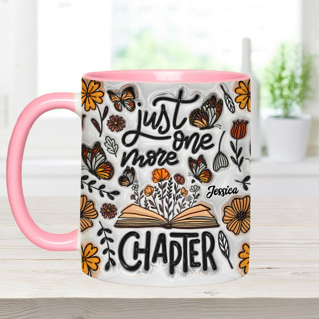 Nur noch ein Kapitel – personalisierte Buch-Tasse