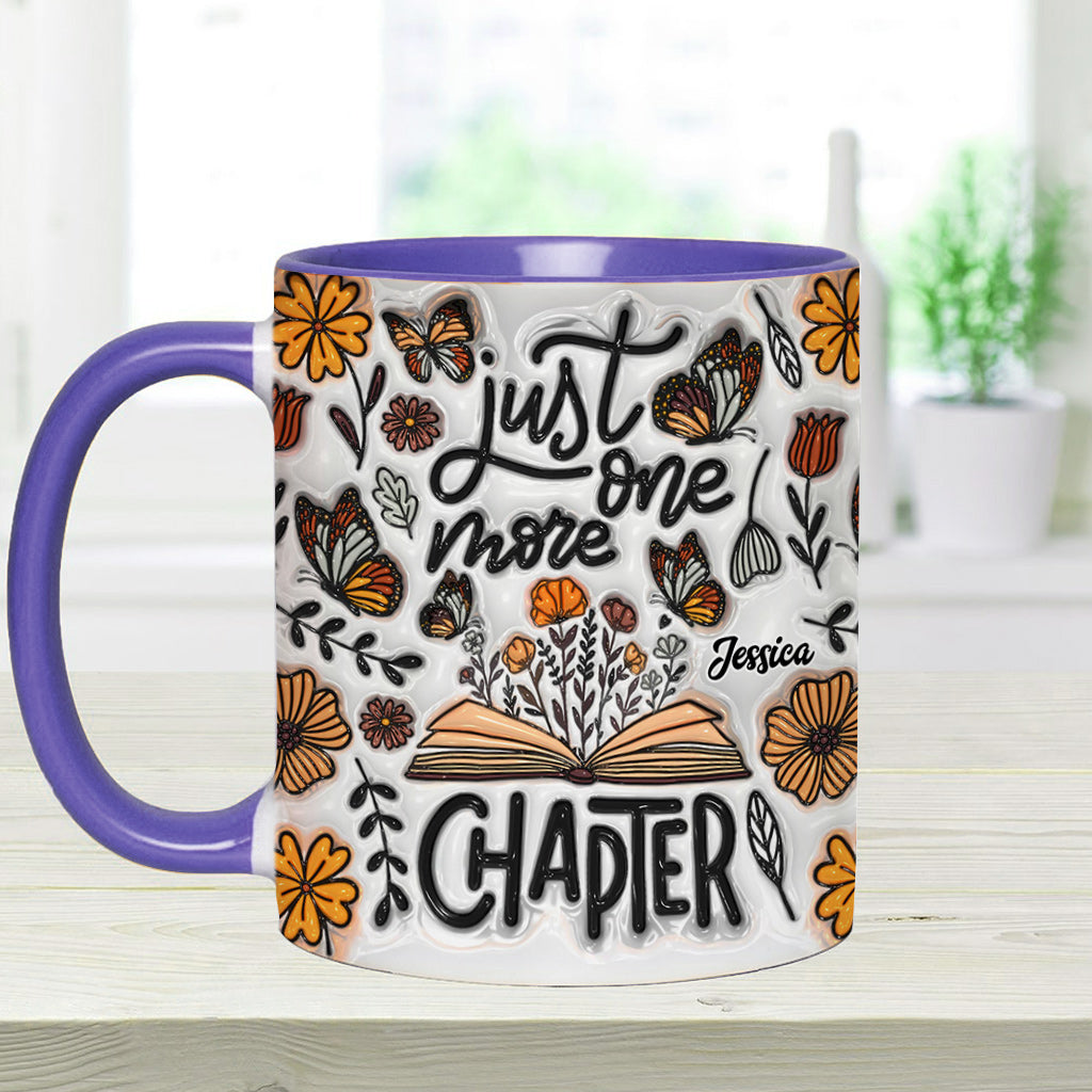 Nur noch ein Kapitel – personalisierte Buch-Tasse