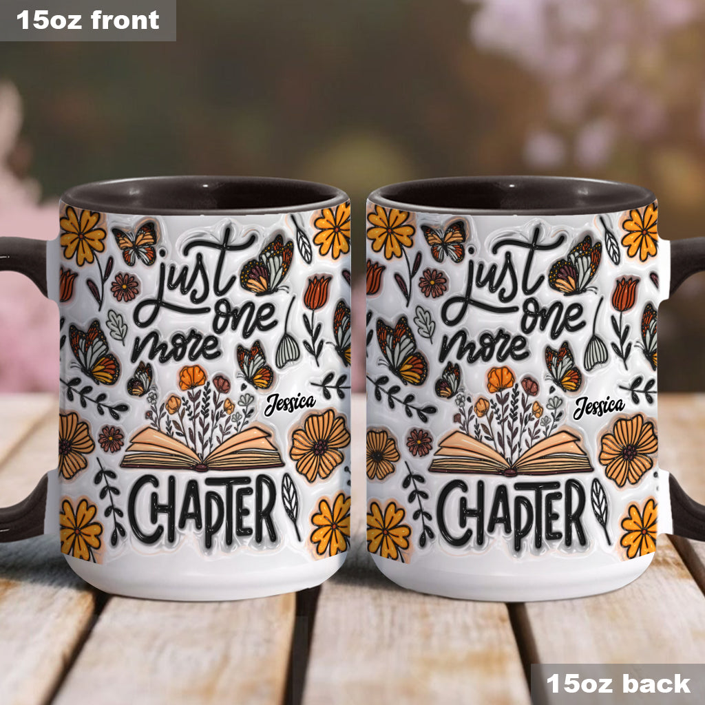 Nur noch ein Kapitel – personalisierte Buch-Tasse