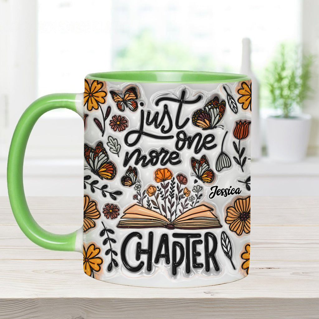 Nur noch ein Kapitel – personalisierte Buch-Tasse