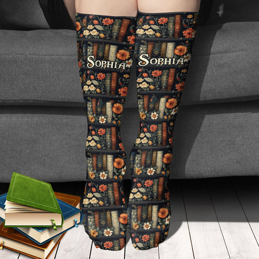 Yes I Do Need All These Books - Personalized Book Socks