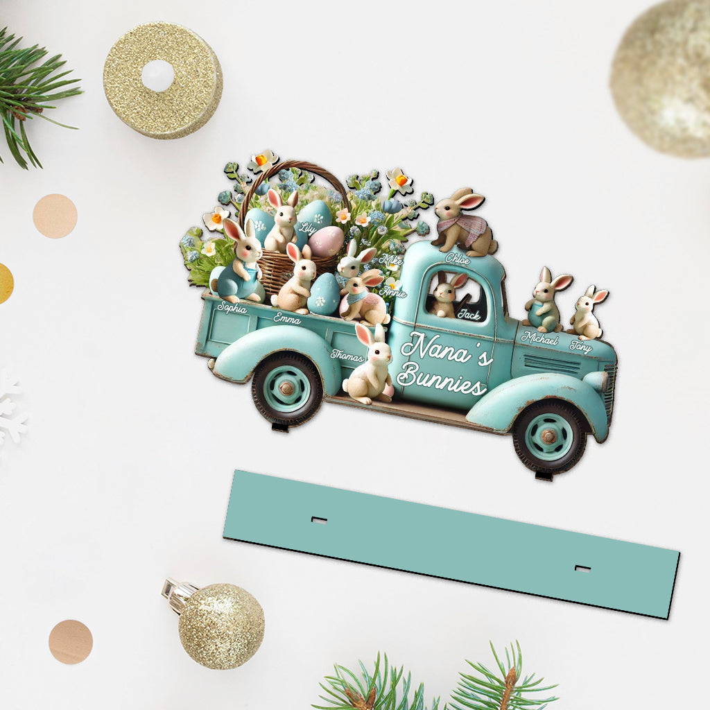 Mamas/Nanas ... Häschen – Personalisierte Oma 1-lagige große freistehende Figur