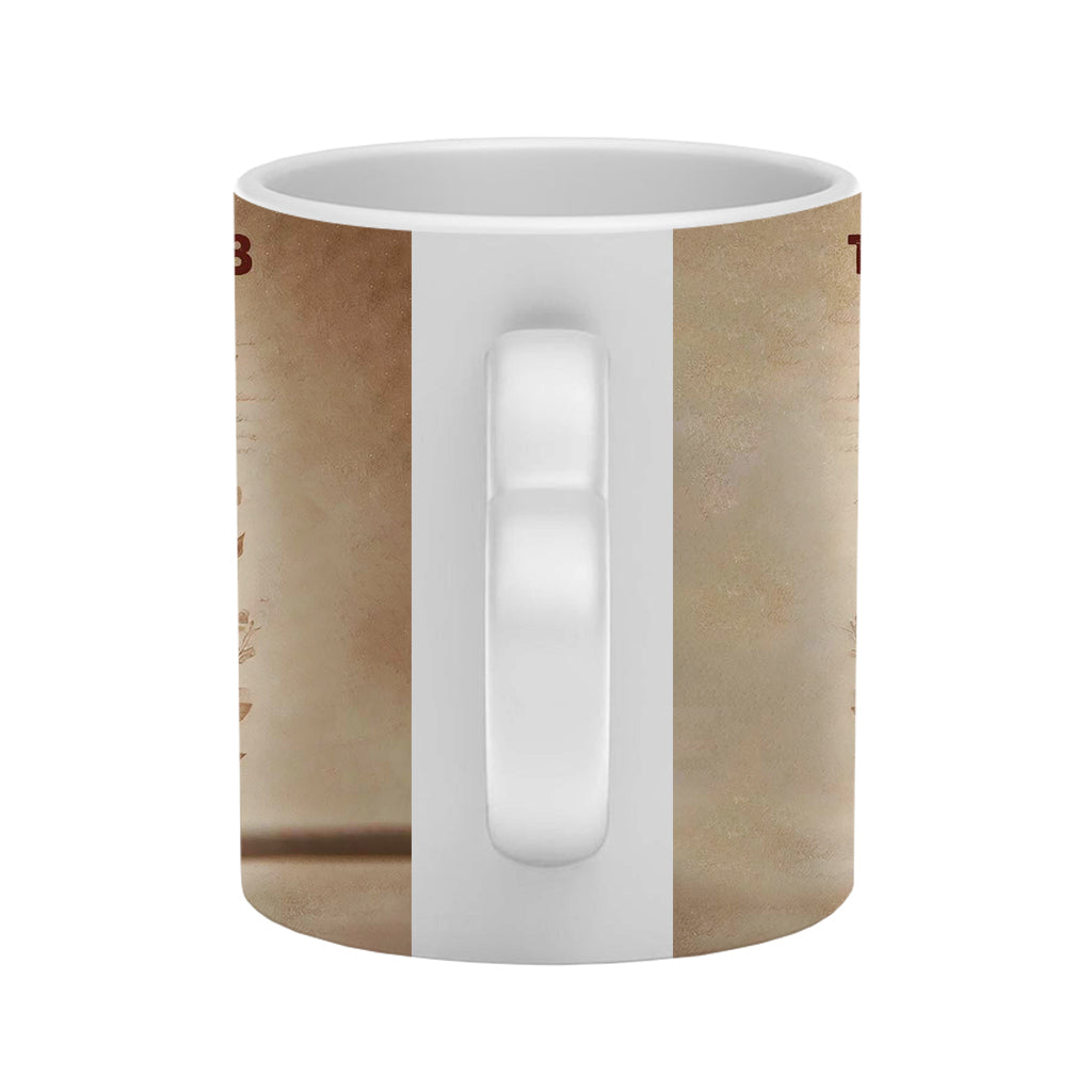 Seit Jahren zusammen - Personalisierte Tasse mit Herzgriff für Paare