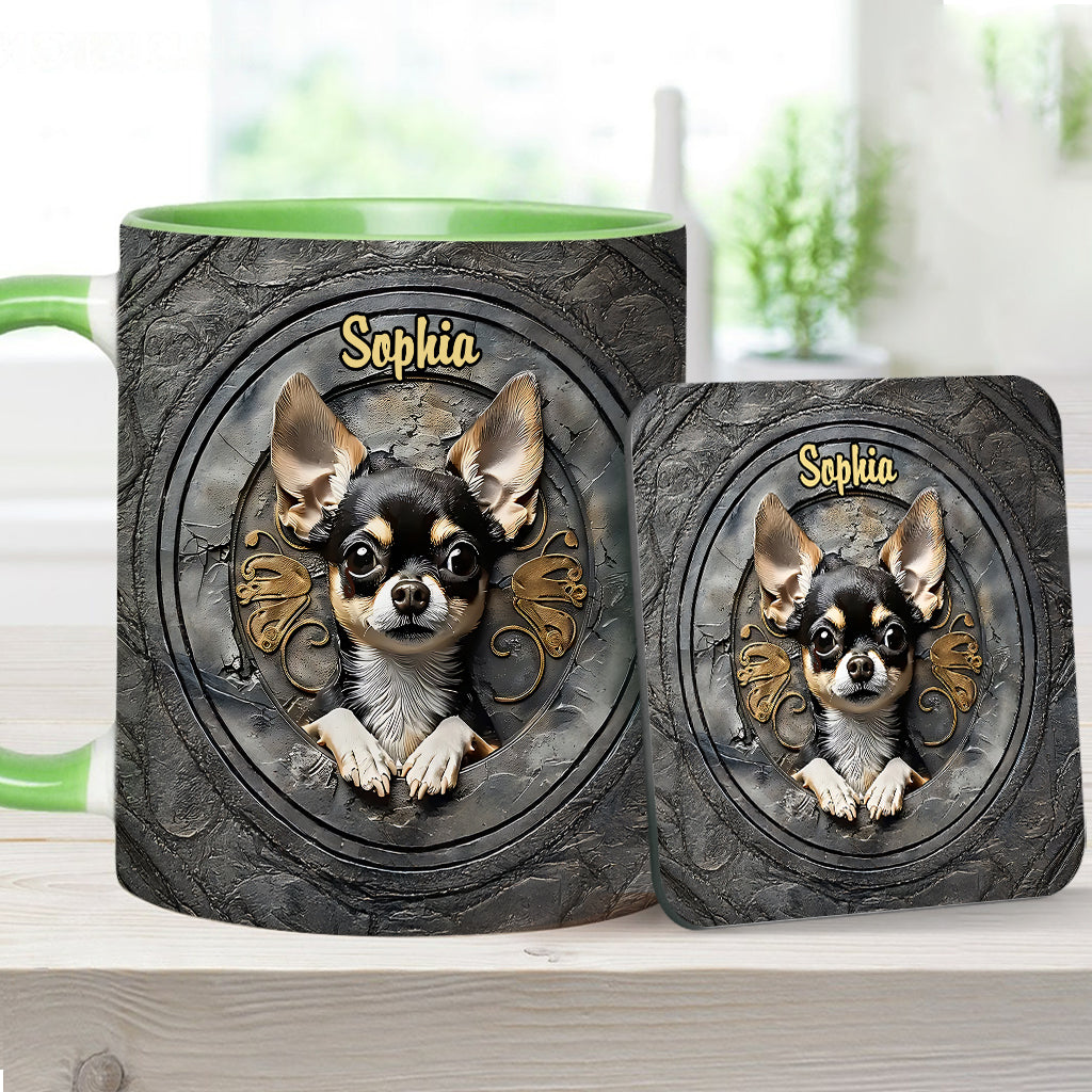 Niedlicher Chihuahua - Personalisierte Tasse mit Chihuahua-Motiv