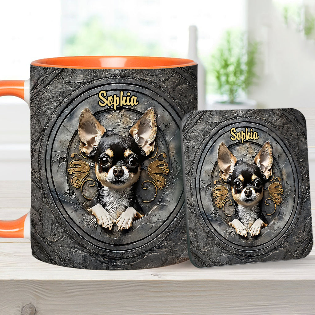 Niedlicher Chihuahua - Personalisierte Tasse mit Chihuahua-Motiv