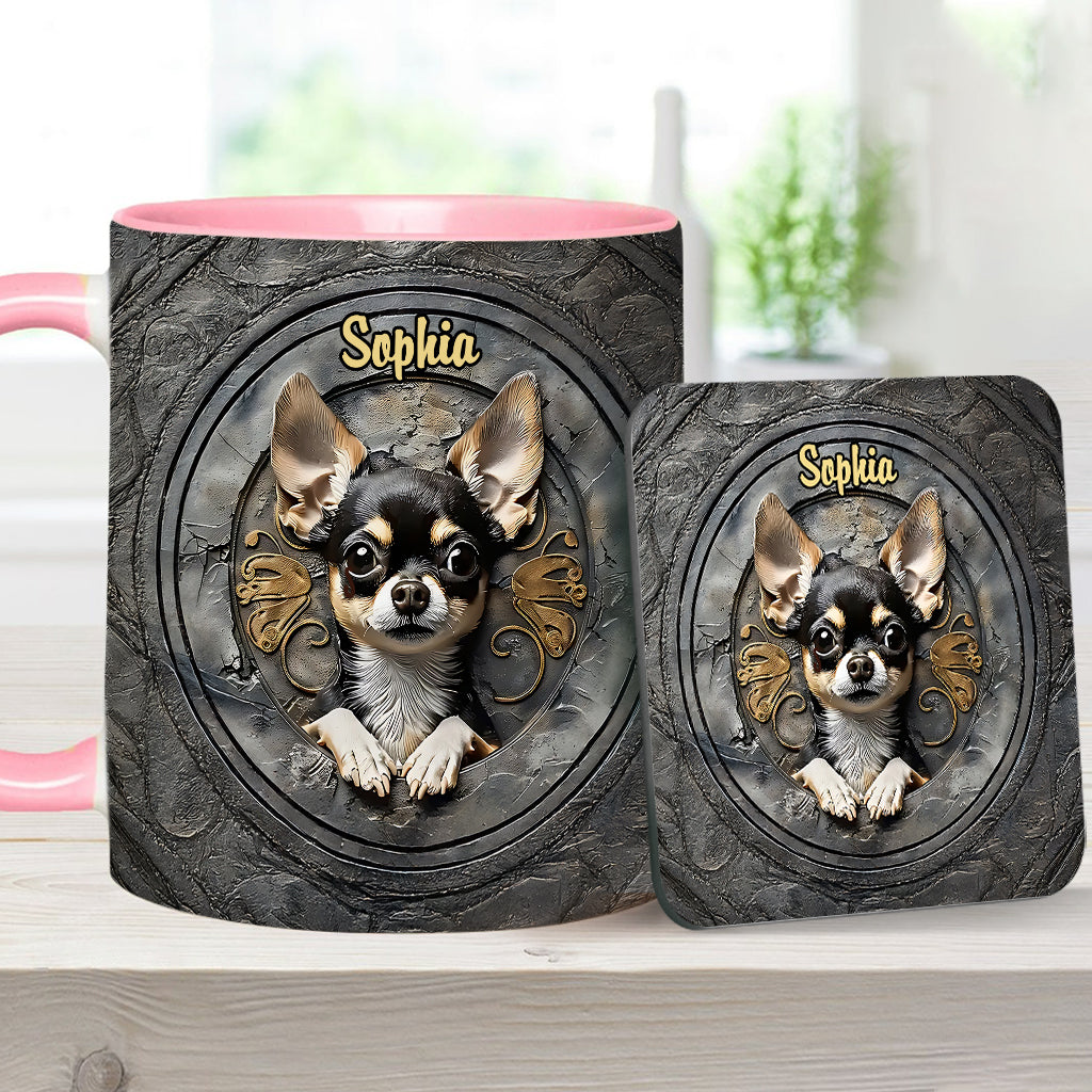 Niedlicher Chihuahua - Personalisierte Tasse mit Chihuahua-Motiv