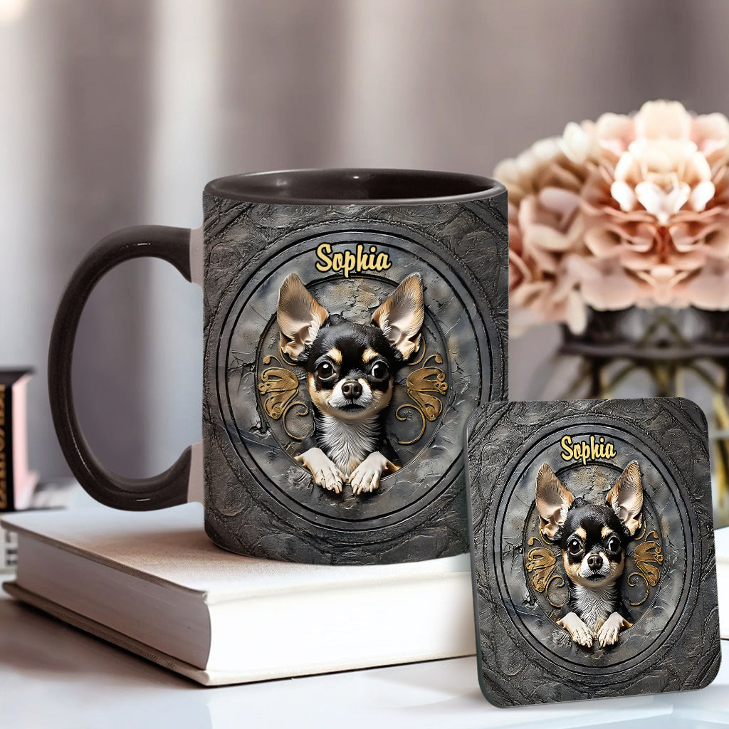Niedlicher Chihuahua - Personalisierte Tasse mit Chihuahua-Motiv