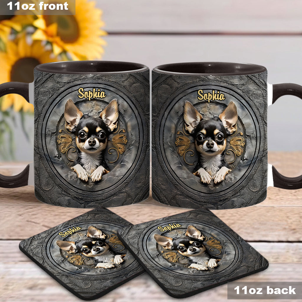 Niedlicher Chihuahua - Personalisierte Tasse mit Chihuahua-Motiv