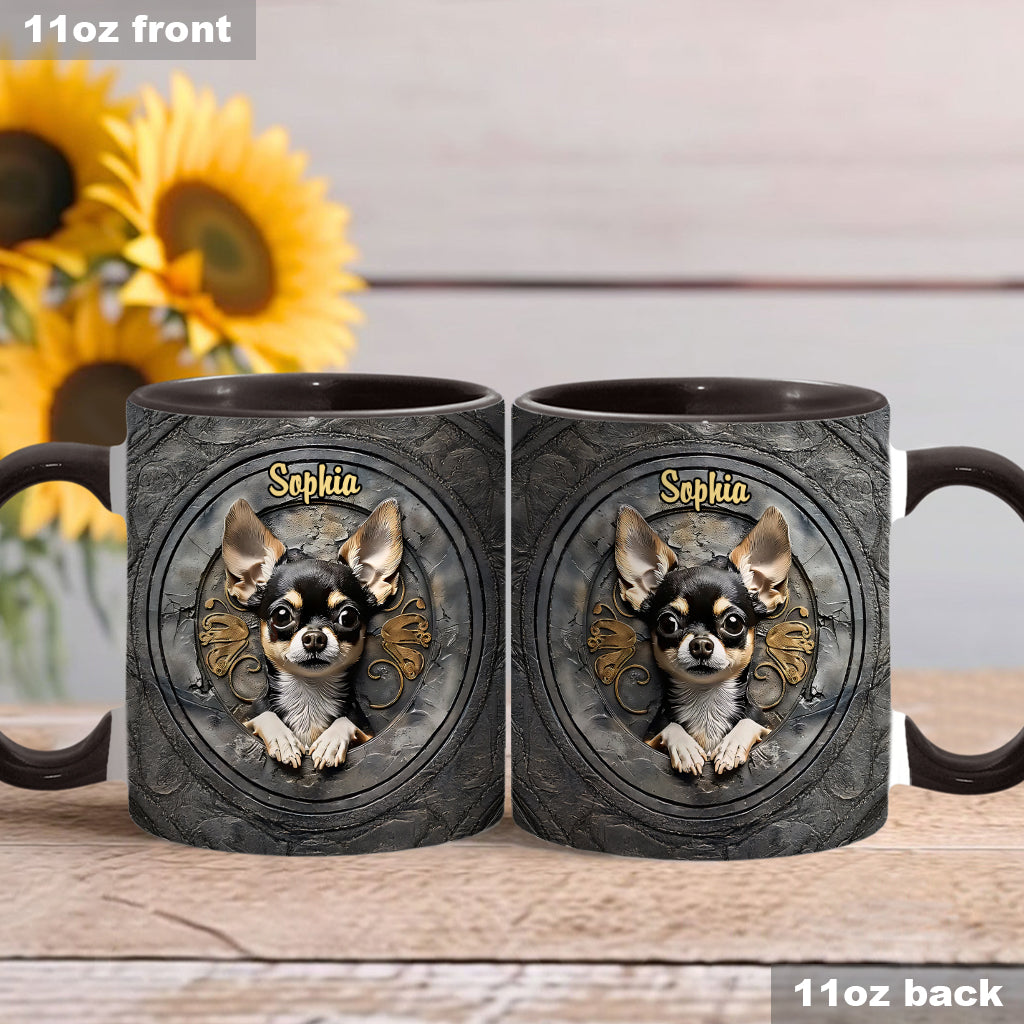 Niedlicher Chihuahua - Personalisierte Tasse mit Chihuahua-Motiv