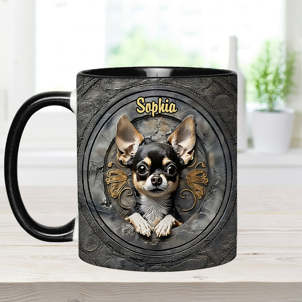 Niedlicher Chihuahua - Personalisierte Tasse mit Chihuahua-Motiv