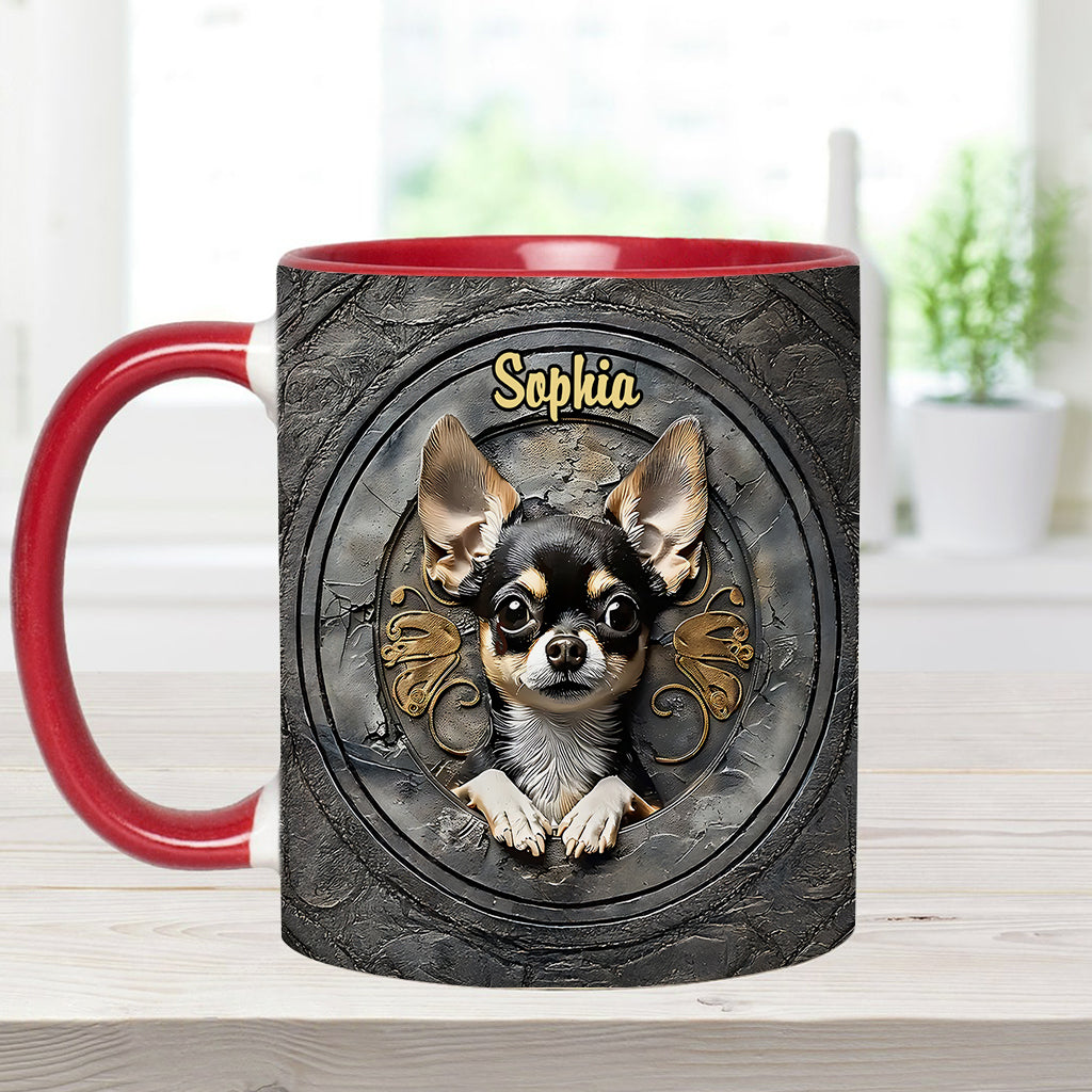Niedlicher Chihuahua - Personalisierte Tasse mit Chihuahua-Motiv