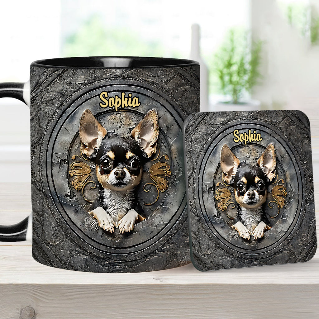 Niedlicher Chihuahua - Personalisierte Tasse mit Chihuahua-Motiv